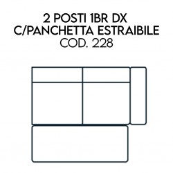 2PDX C/PANCHETTA ESTRAIBILE...