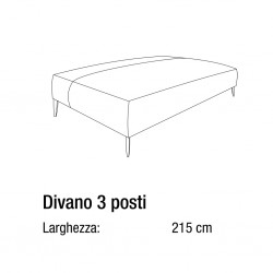 DIVANO 3 POSTI - ATU