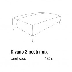 DIVANO 2 POSTI MAXI - ATU