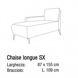 CHAISE LONGUE SX - PRF