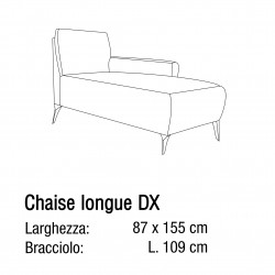 CHAISE LONGUE DX - PRF