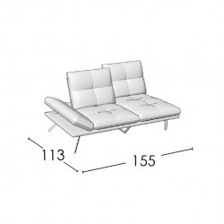 2 POSTI 1 BR DX/SX - POS