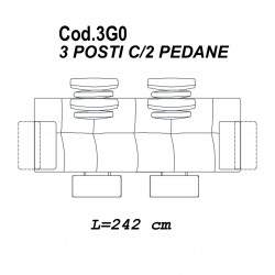 3 POSTI CON 2 PEDANE - ATM